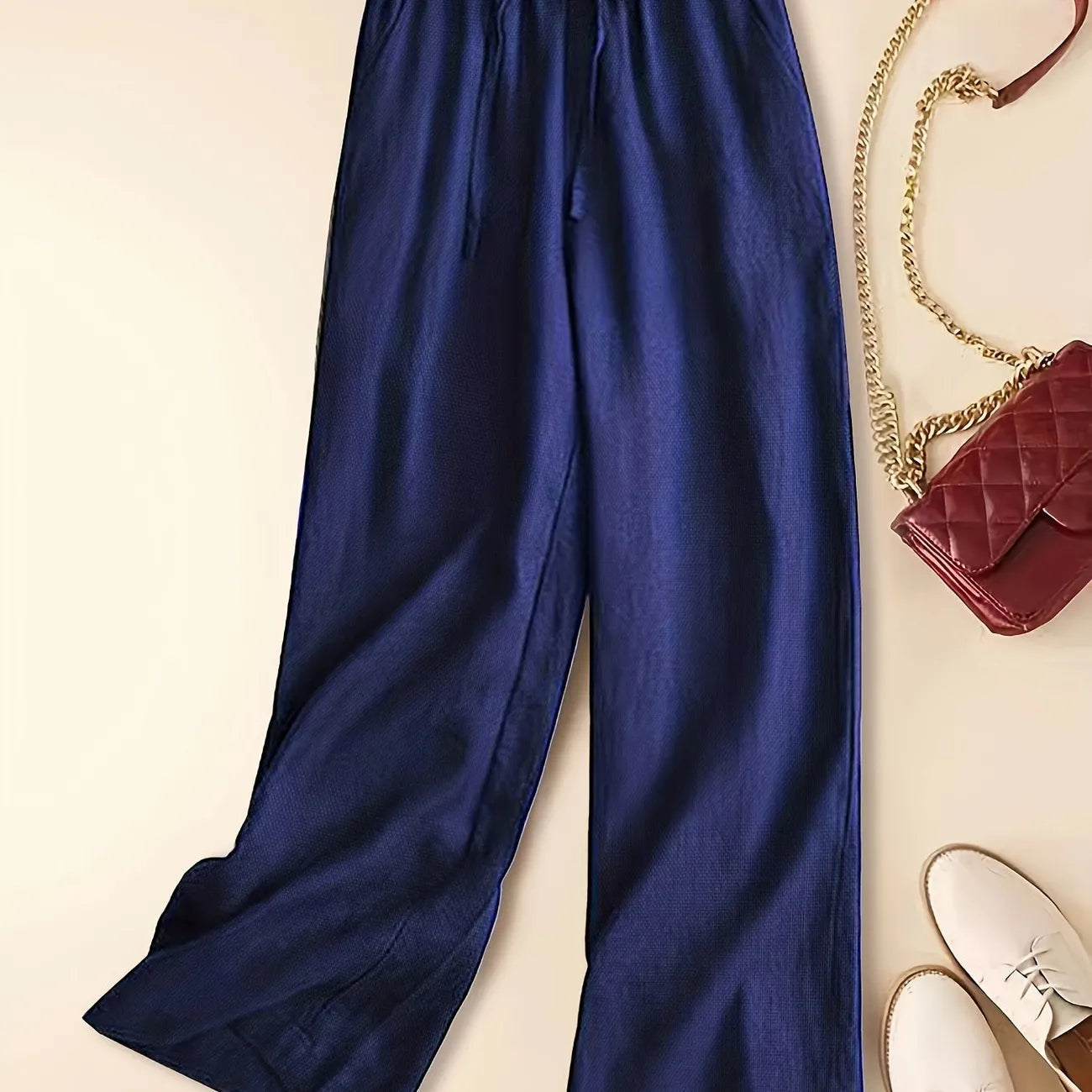 Image of Aimee | Women's High-Waisted Wide Leg Pants