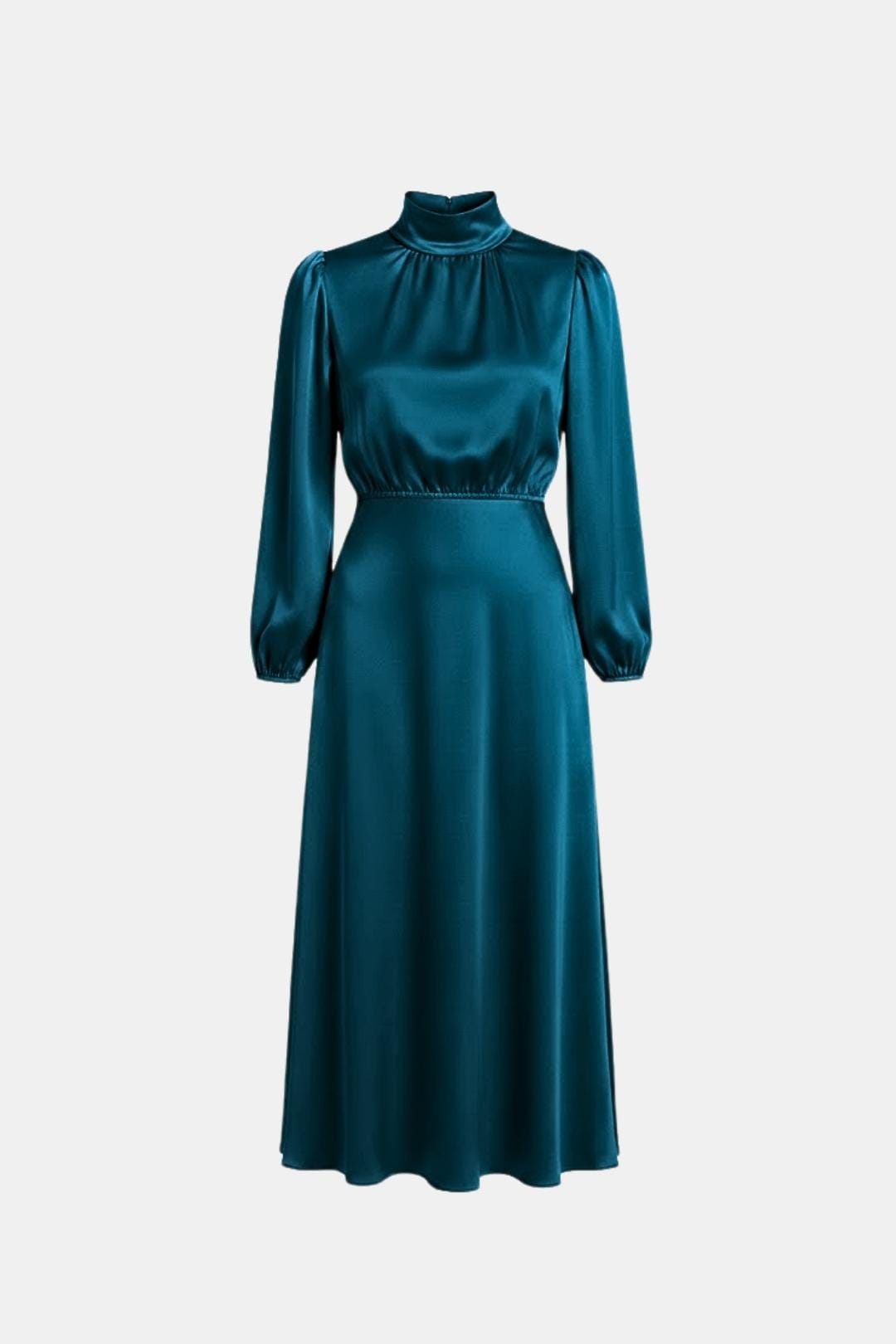 Image of Christy | Women's Long Sleeve A-Line Midi Dress