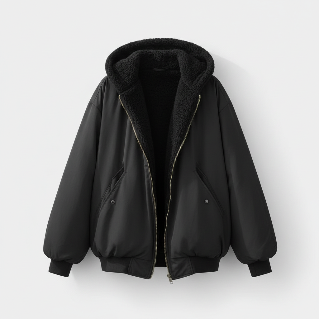 Image of Emma | Women's Hooded Bomber Jacket