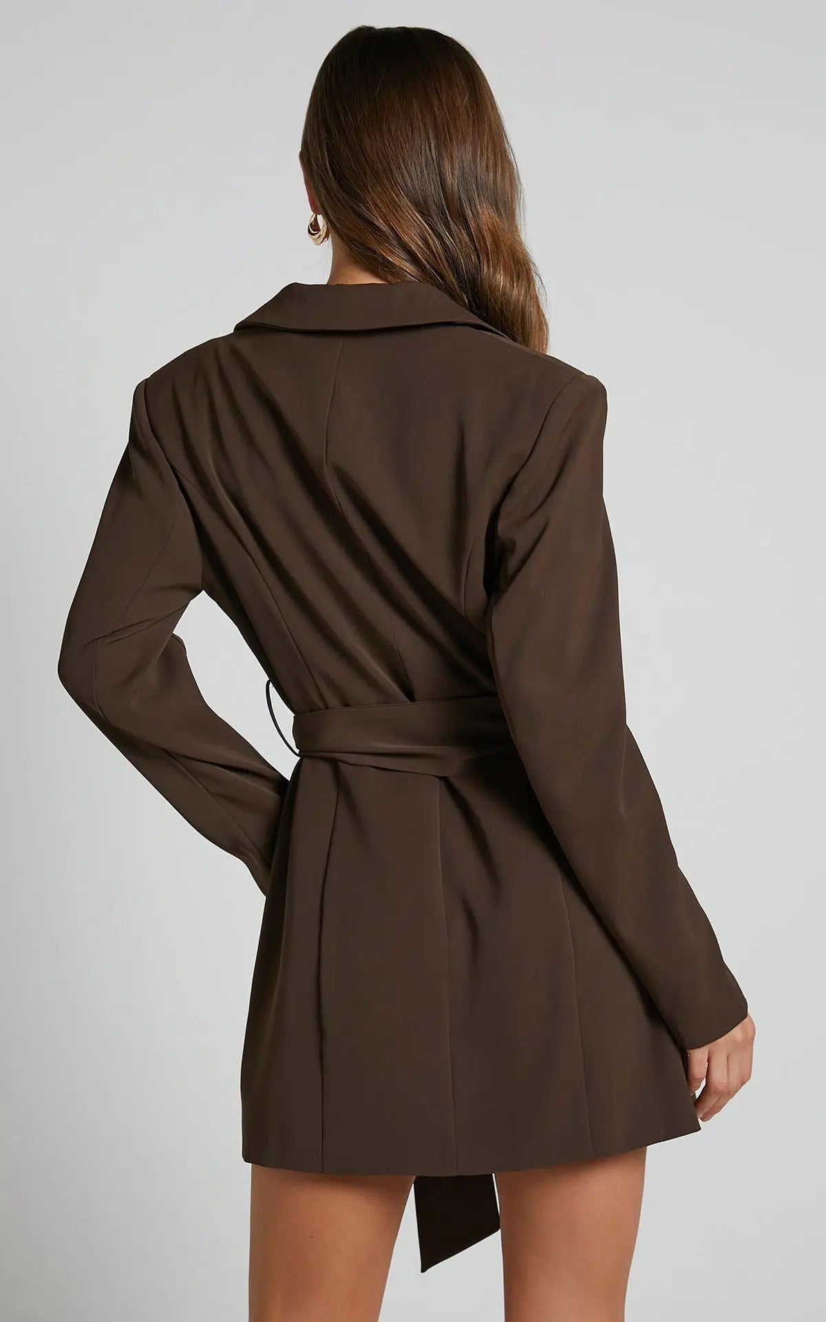Image of Gale | Women's Belted Mini Blazer Dress