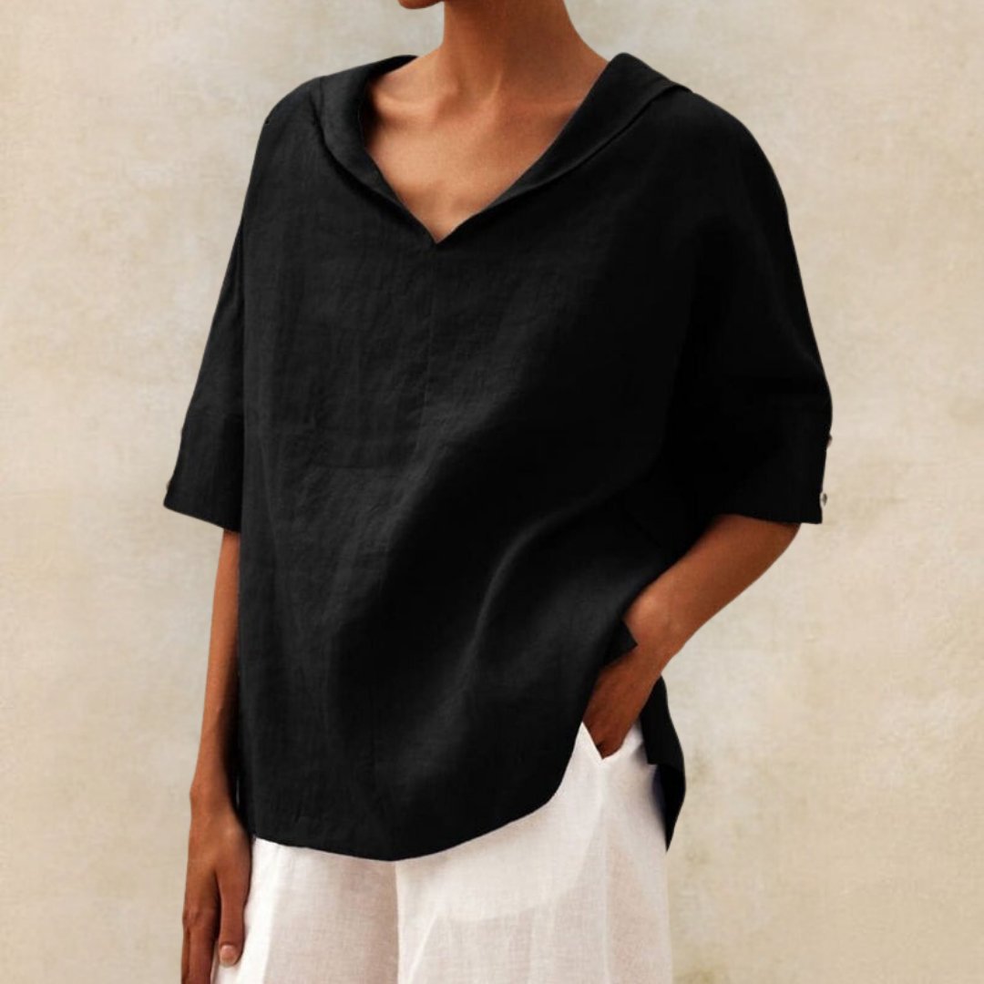 Image of Grace | Women's V-Neck Casual Blouse