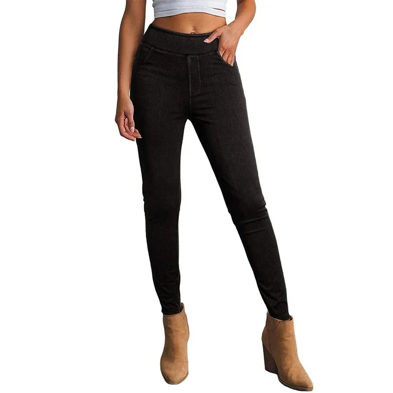 Image of Jamie | Women's High-Waisted Skinny Jeans