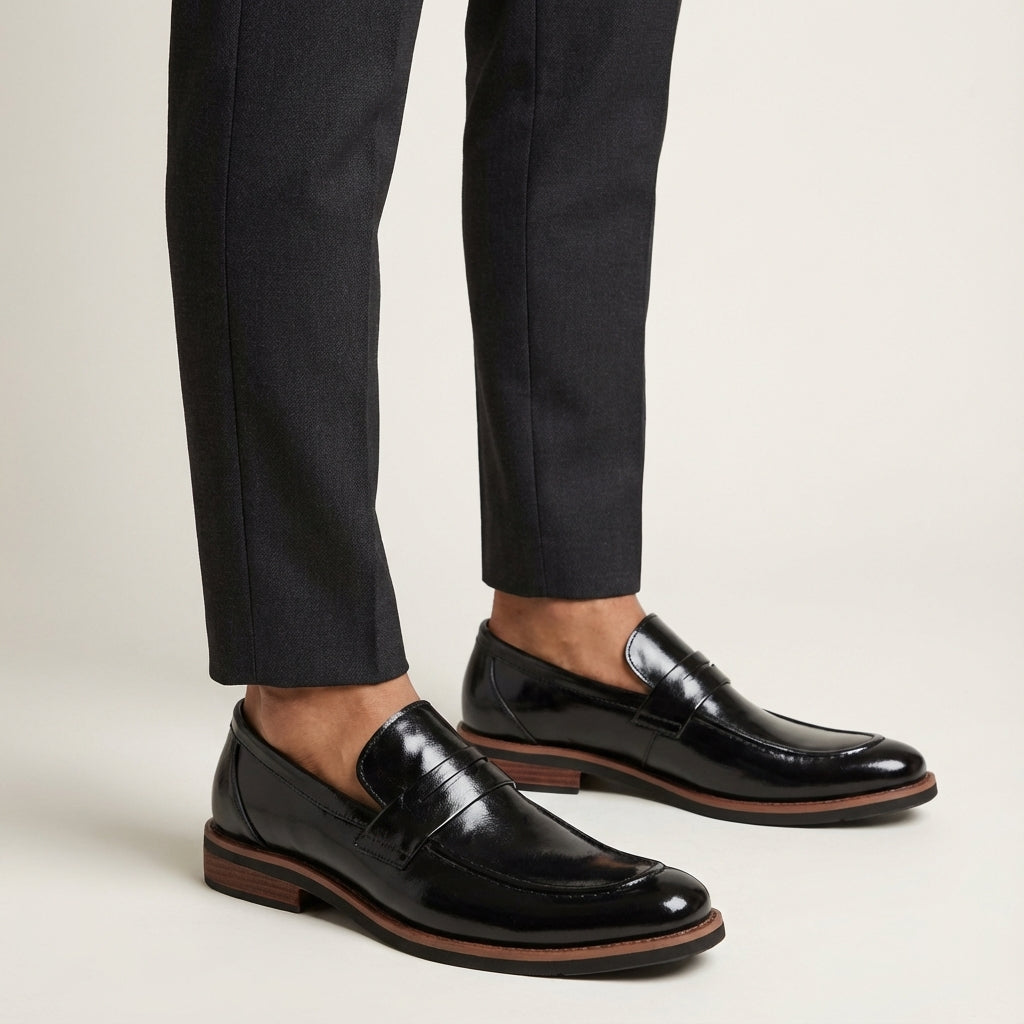 Image of Jaxon | Men's Slip-On Leather Dress Loafers