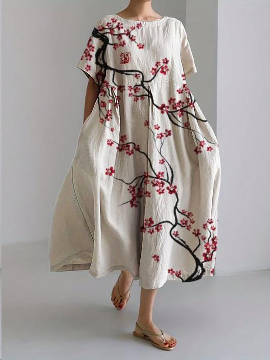 Image of Kristen | Women's Floral A-Line Midi Dress