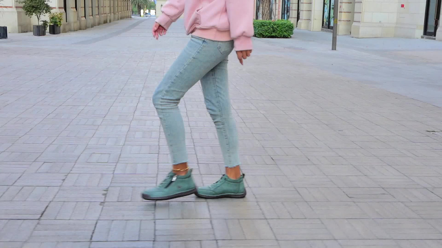 Image of LaVonda | Women's Lace-Up Zipper Ankle Boots