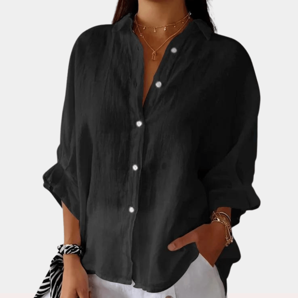 Image of Leanne | Women's Button-Down Blouse