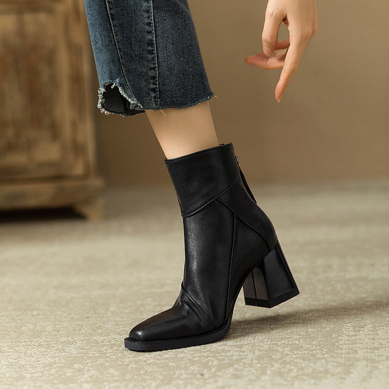 Image of Leila | Women's Block Heel Ankle Boots