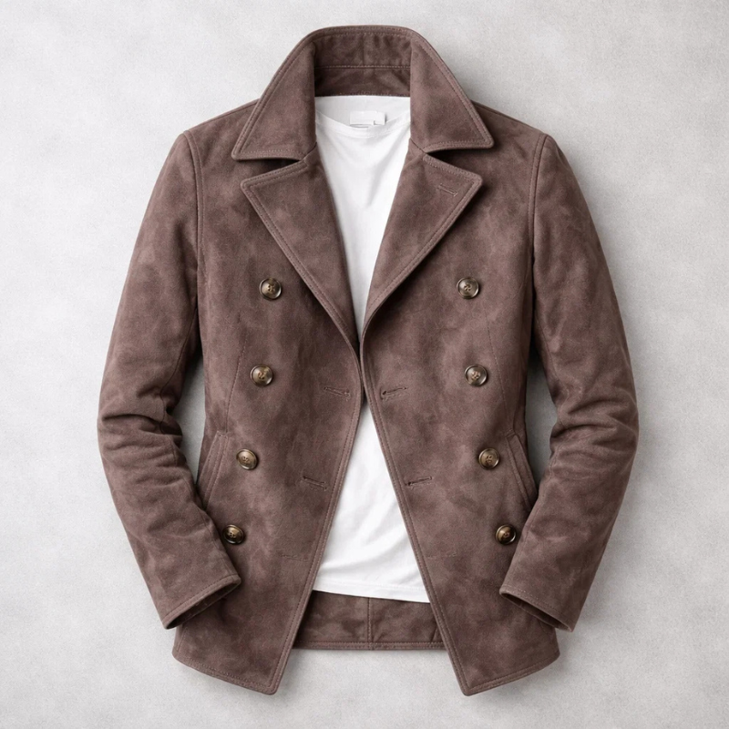 Image of Michael | Men's Double-Breasted Pea Coat