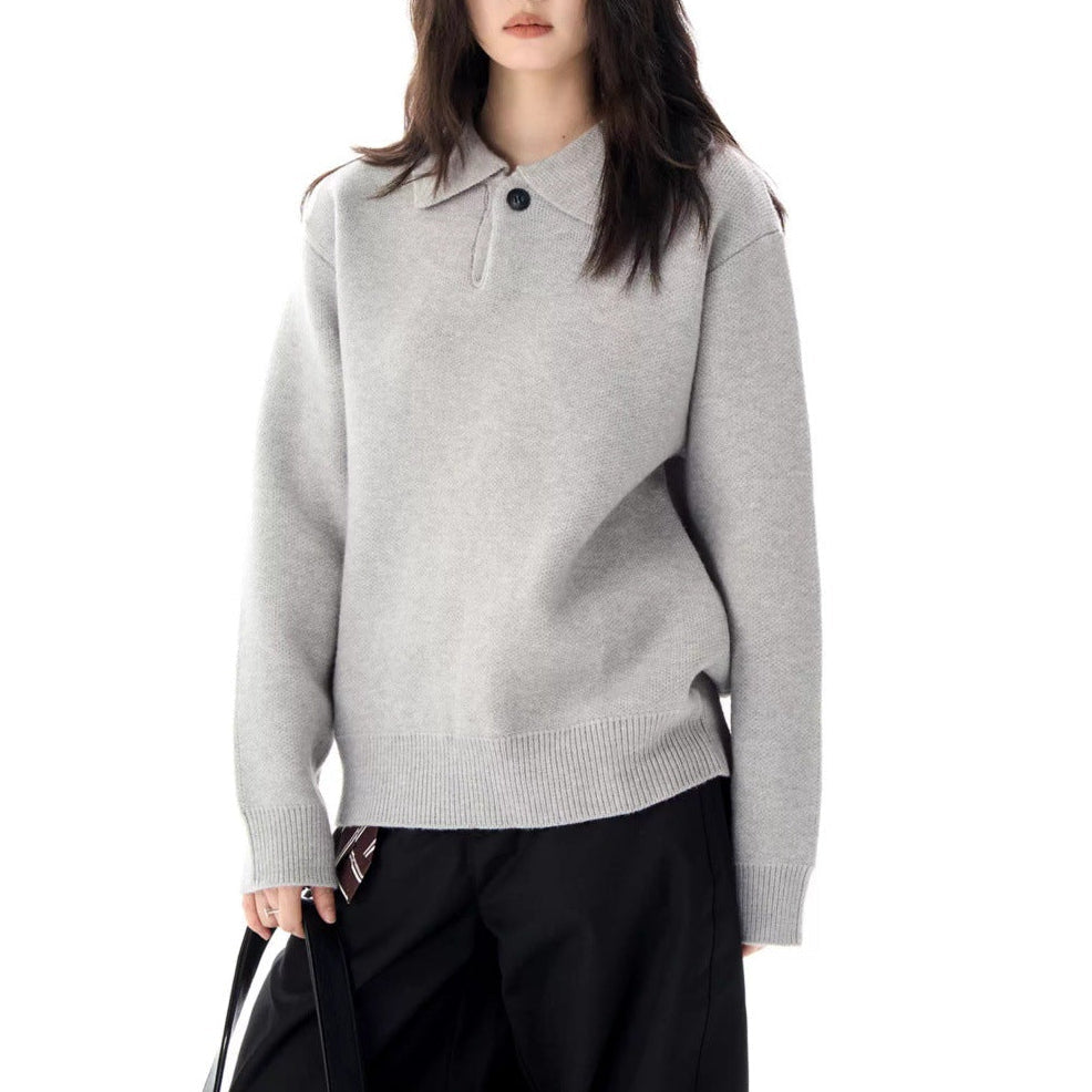 Image of Nancy | Women's Collared Knit Sweater