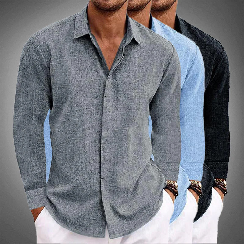Image of Newton | Men's Long Sleeve Button-Down Shirt