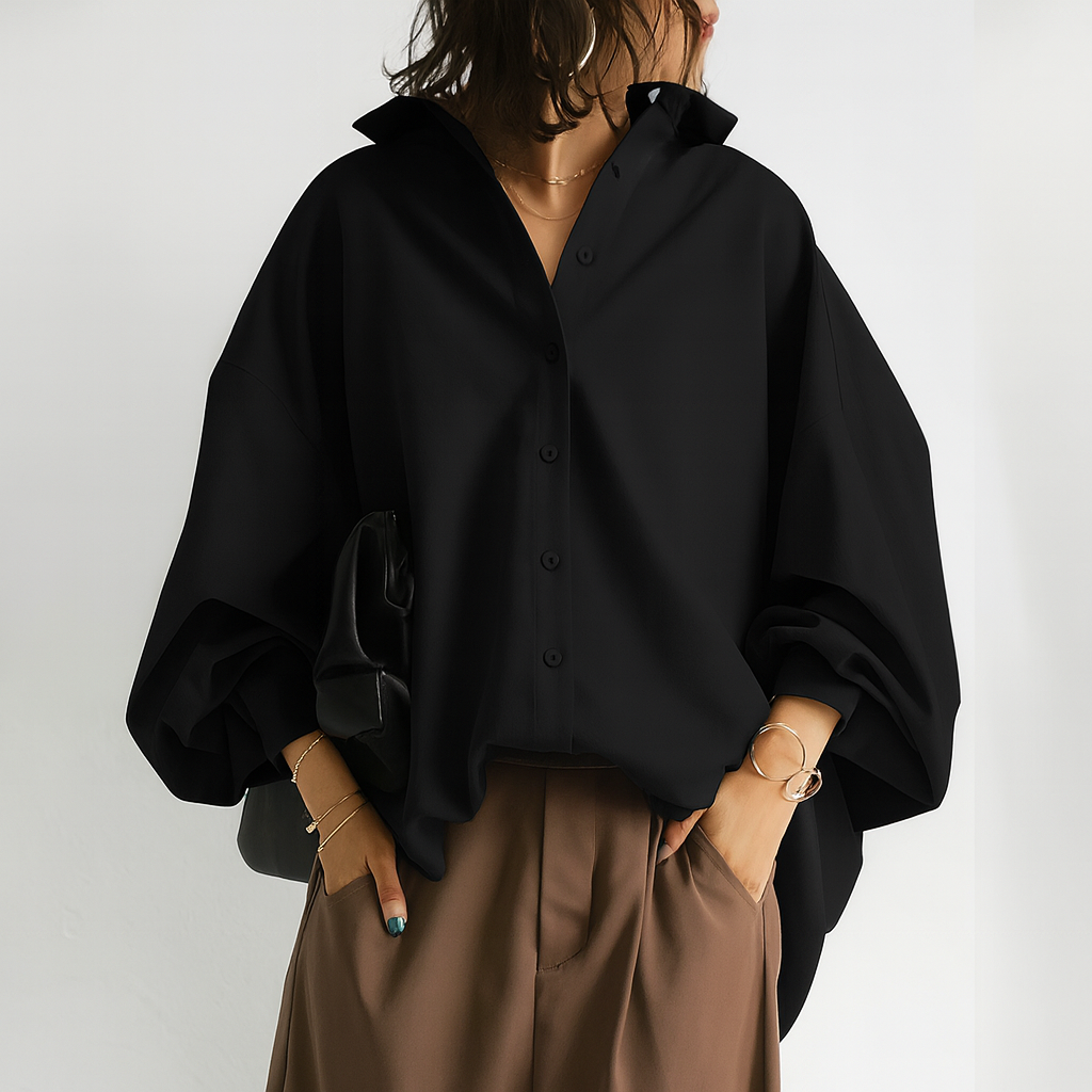 Image of Paige | Women's Oversized Long Sleeve Blouse