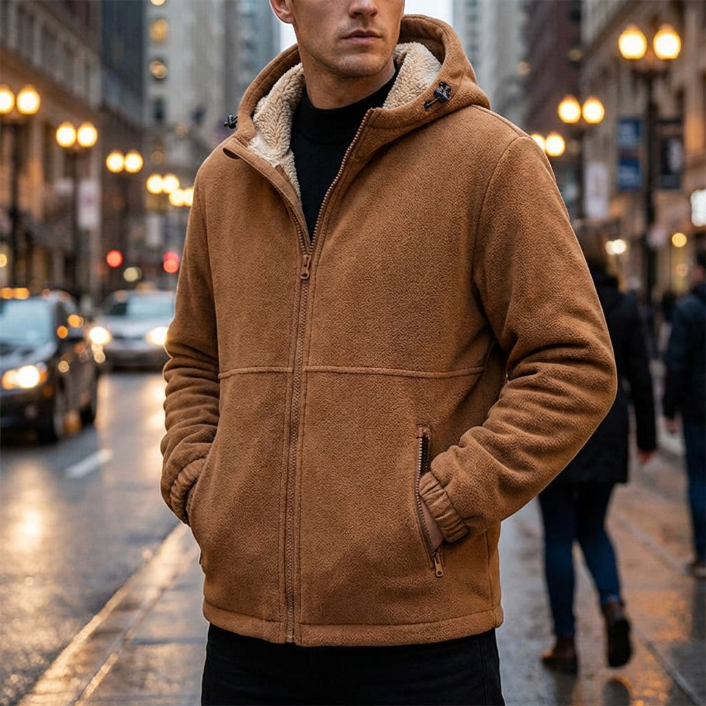 Image of Percy | Men's Hooded Zip-Up Jacket