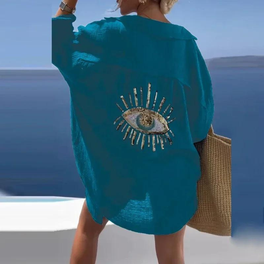 Image of Tatum | Women's Oversized Button-Down Shirt