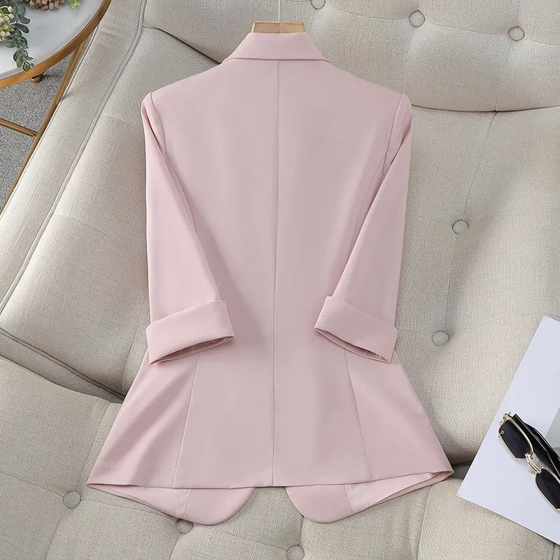 Image of Lena | Women's 3/4 Sleeve Tailored Blazer