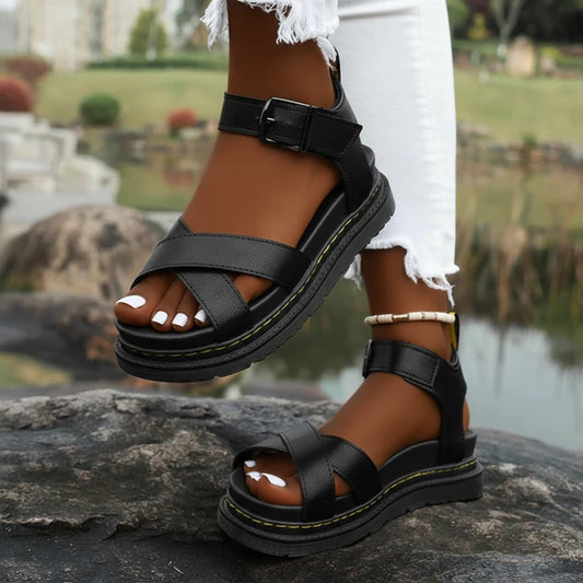 Jalisa | Women's Platform Ankle Strap Sandals