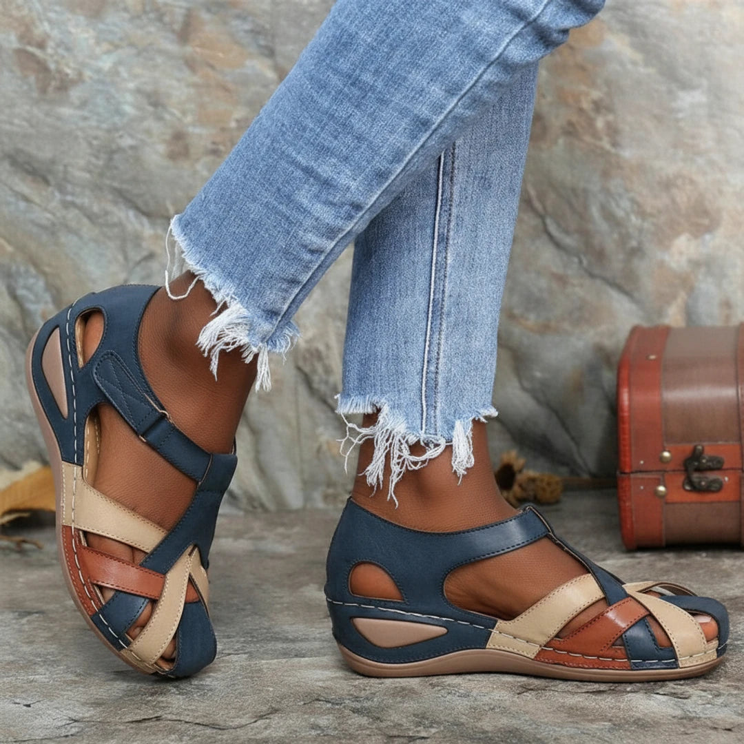 Lenora | Women's Closed Toe Comfort Sandals