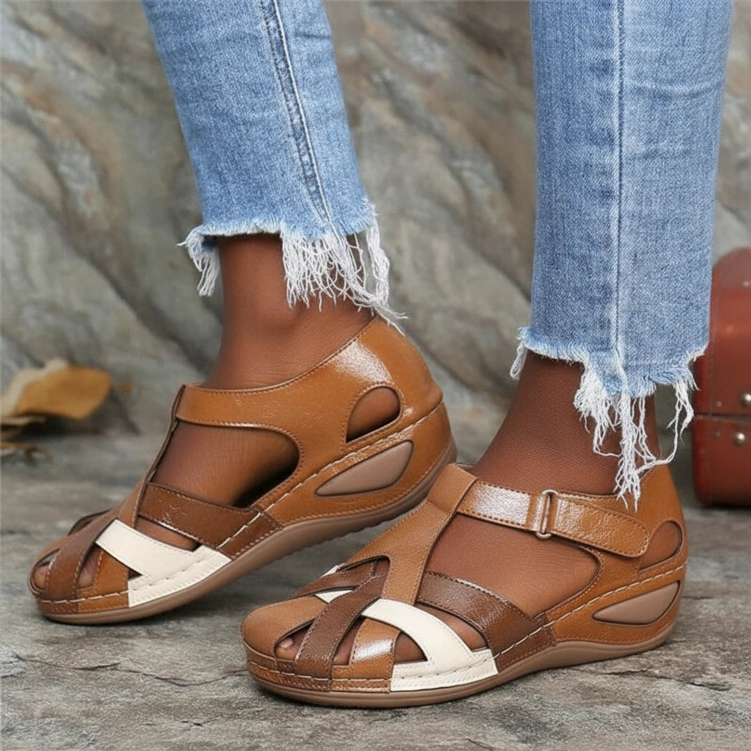 Lenora | Women's Closed Toe Comfort Sandals