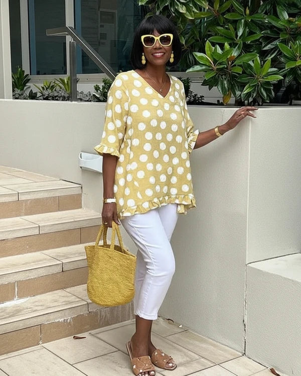 Women's Polka Dot Top