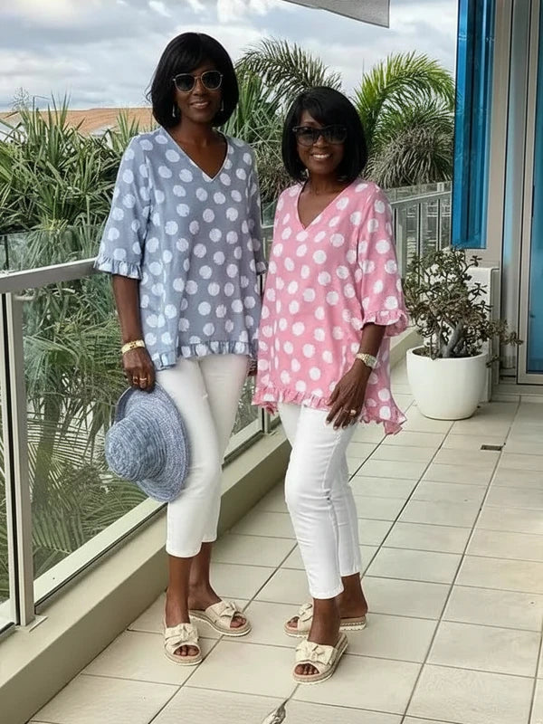 Women's Polka Dot Top