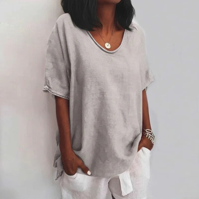 Women's Loose Fit Oversized Blouse