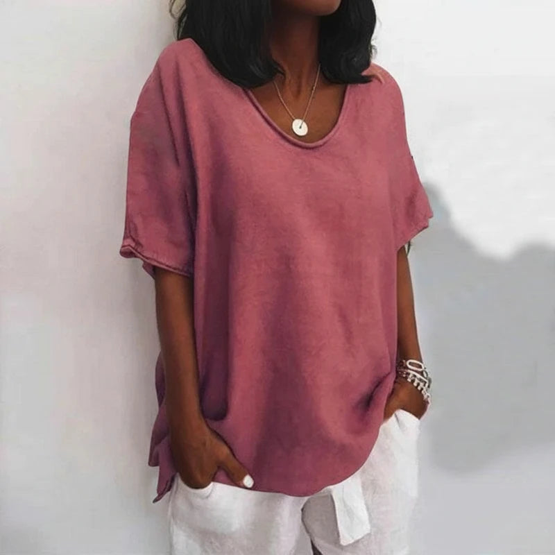 Women's Loose Fit Oversized Blouse