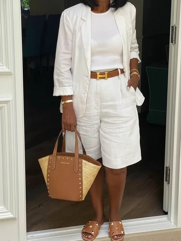 Women's Relaxed Blazer Set