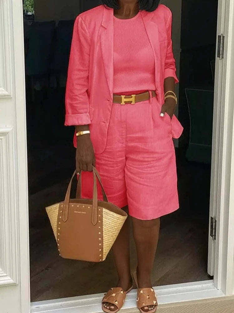 Women's Relaxed Blazer Set