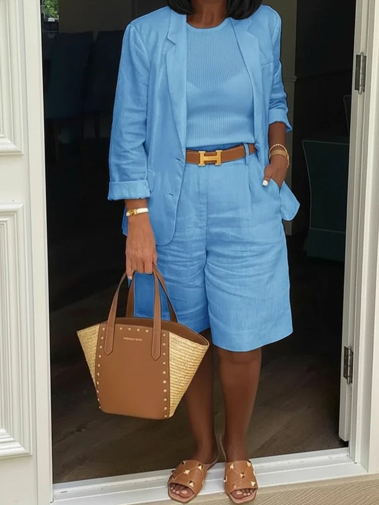 Women's Relaxed Blazer Set