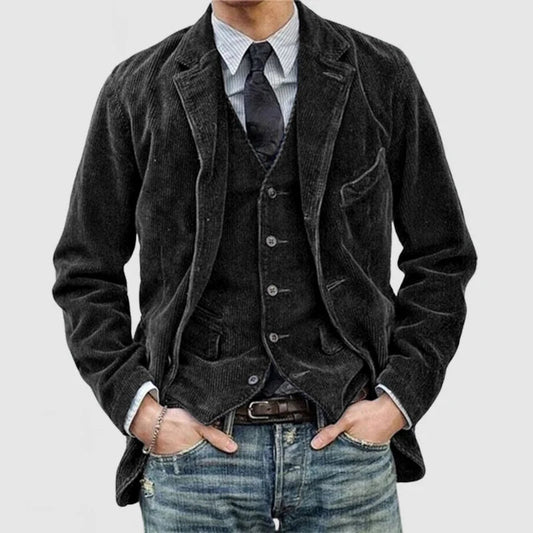 Image of Aaron | Men's Notched Lapel Blazer Jacket