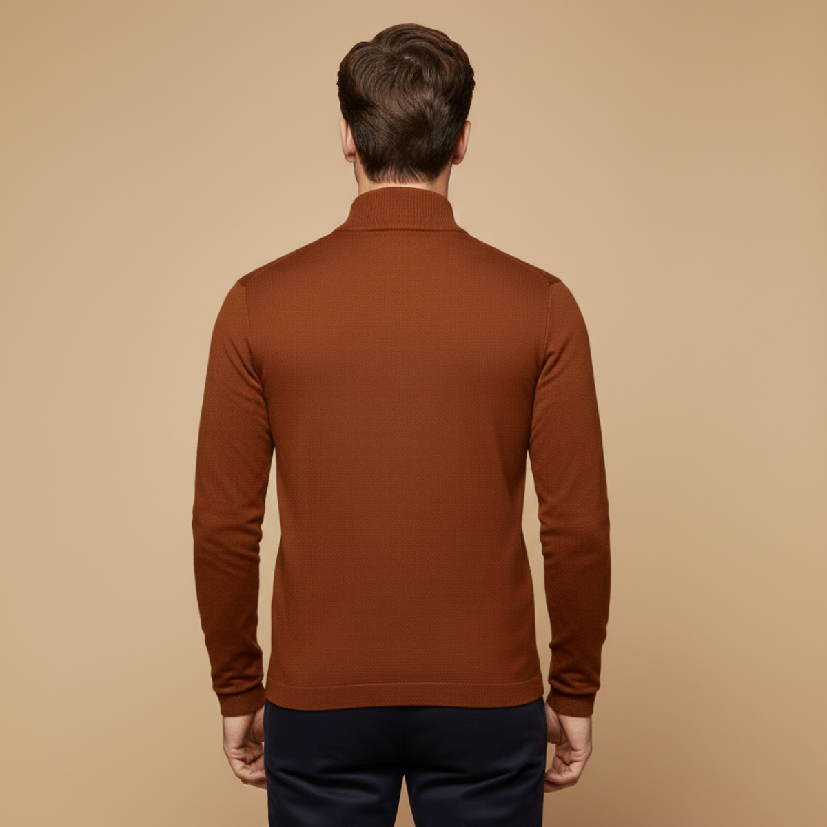 Image of Aaron | Men's Quarter-Zip Pullover Sweater