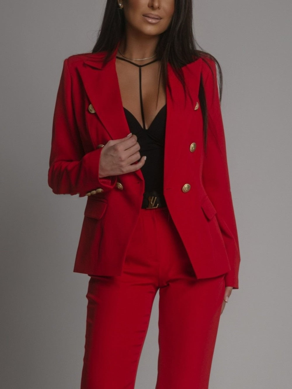 Image of Abigail | Women's Double Breasted Pant Suit Set