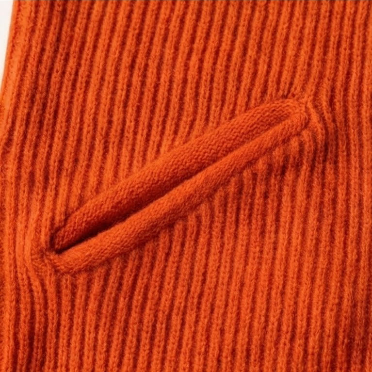 Image of Adeline | Women's High Neck Midi Sweater Dress