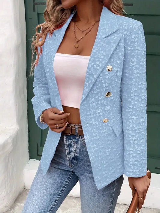 Image of Adrienne | Women's Double Breasted Blazer