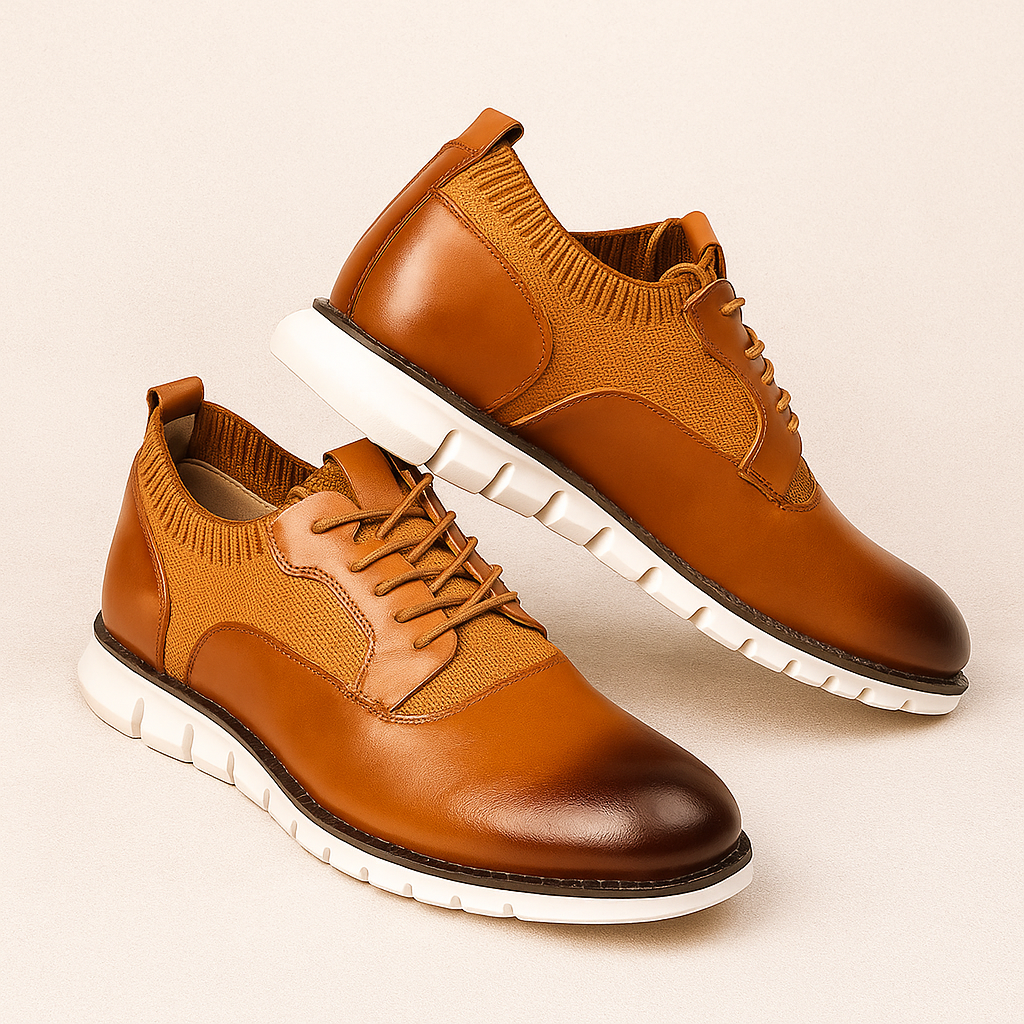 Image of Aiden | Men's Lace-Up Hybrid Dress Shoes