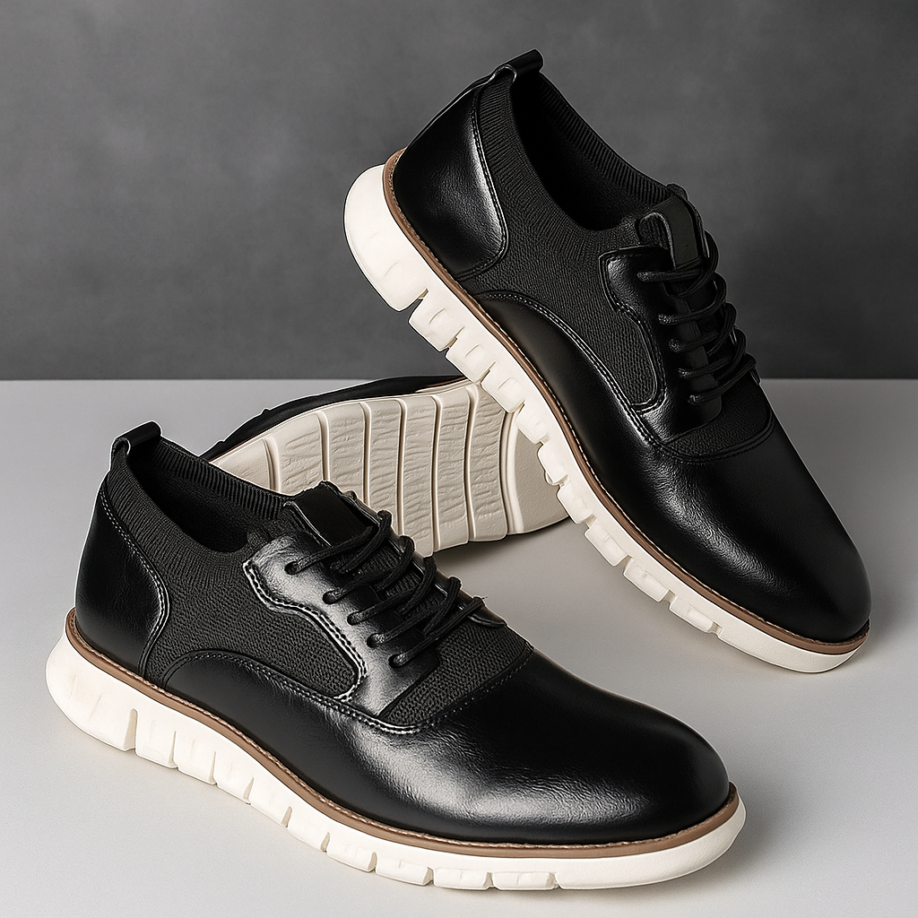 Image of Aiden | Men's Lace-Up Hybrid Dress Shoes