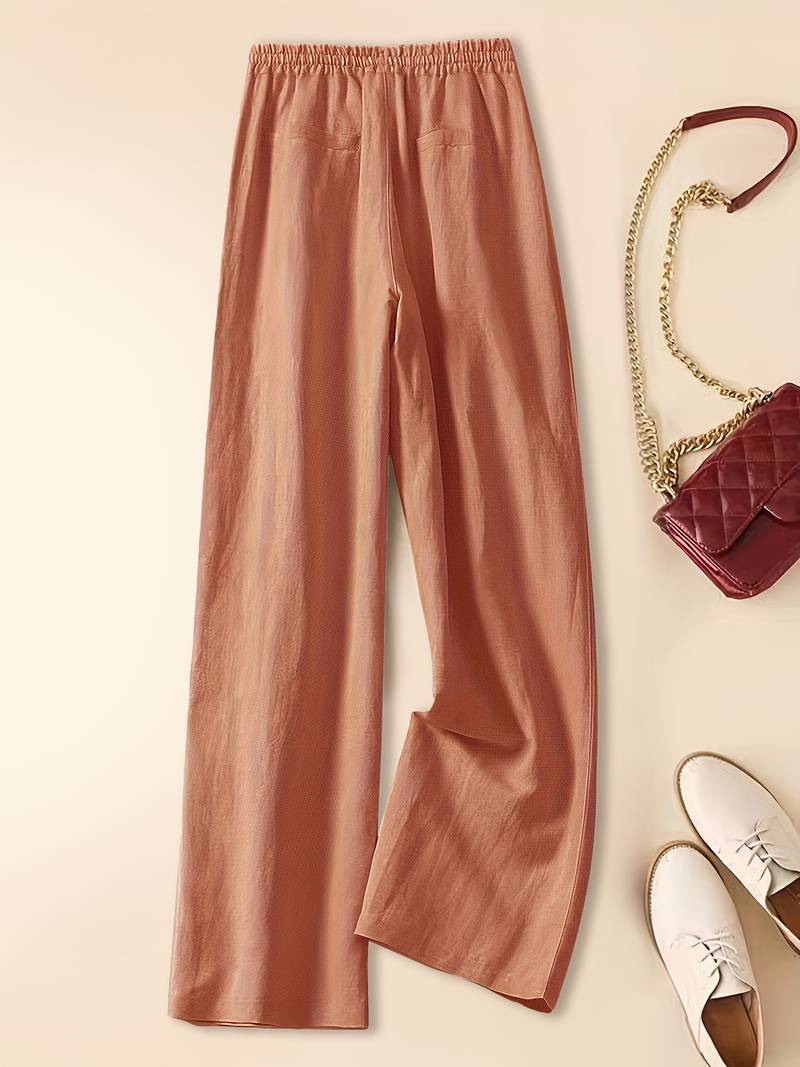 Image of Aimee | Women's High-Waisted Wide Leg Pants