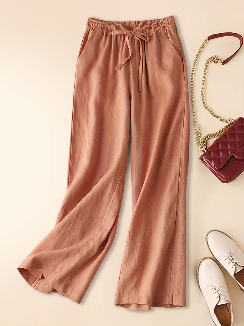 Image of Aimee | Women's High-Waisted Wide Leg Pants