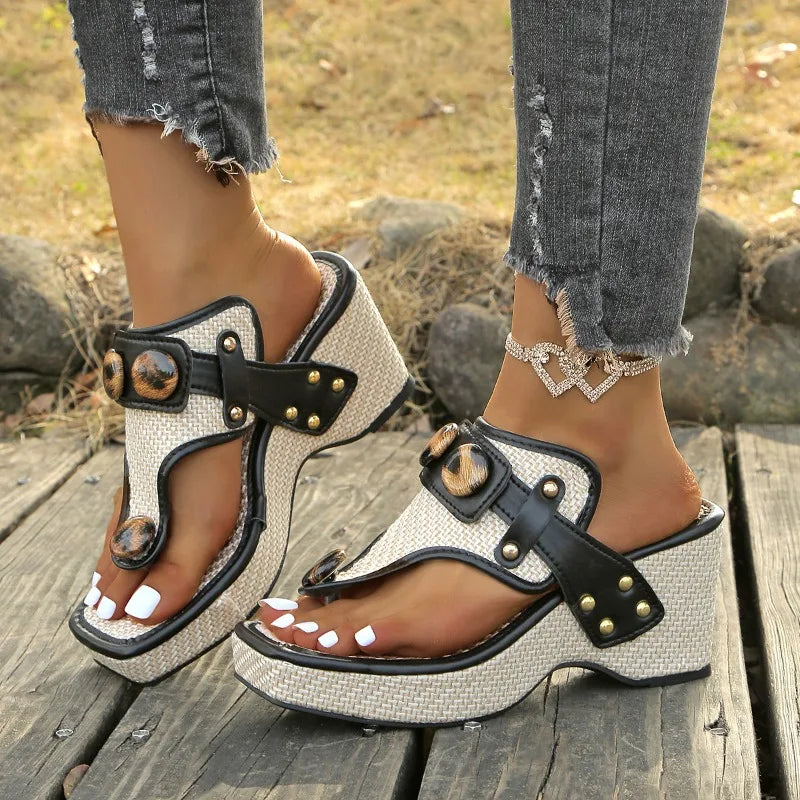 Image of Alana | Women's Platform Wedge Sandals