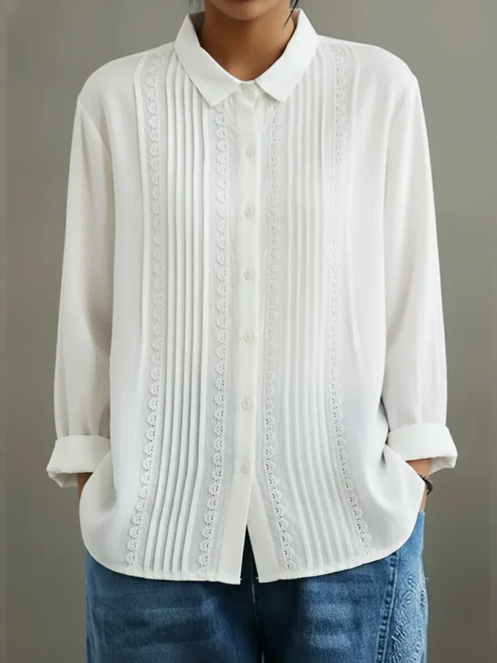 Image of Alice | Women's Long Sleeve Button-Down Shirt