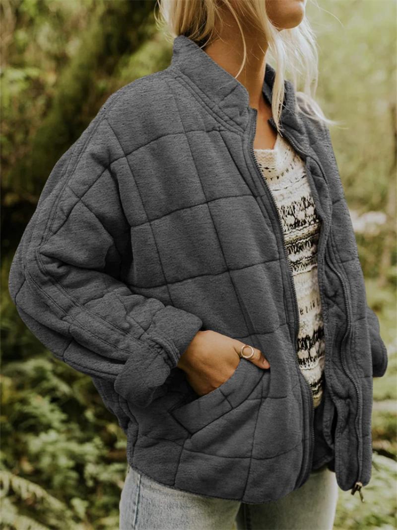 Image of Alyssa | Women's Quilted Zip-Up Jacket