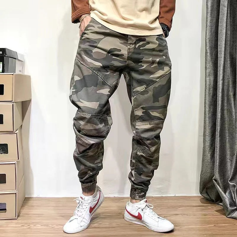 Image of Andy | Men's Camo Cargo Jogger Pants