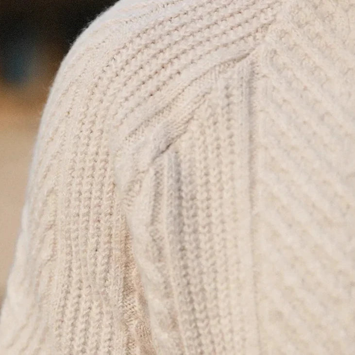 Image of Anthony | Men's Zip Long Sleeve Polo Shirt