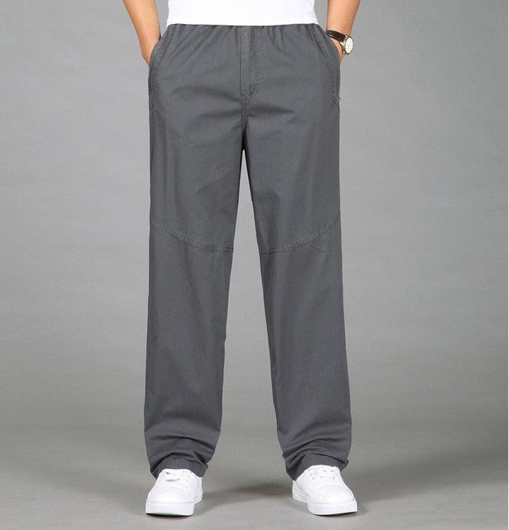 Image of Arlo | Men's Elastic Waist Straight Leg Pants