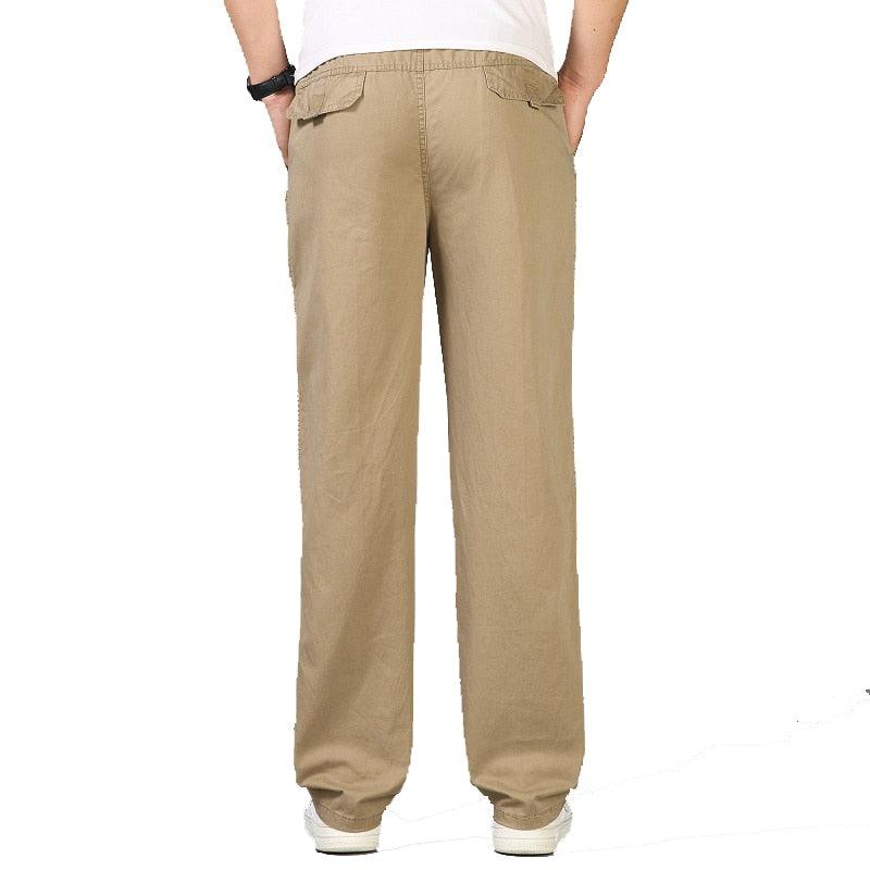 Image of Arlo | Men's Elastic Waist Straight Leg Pants