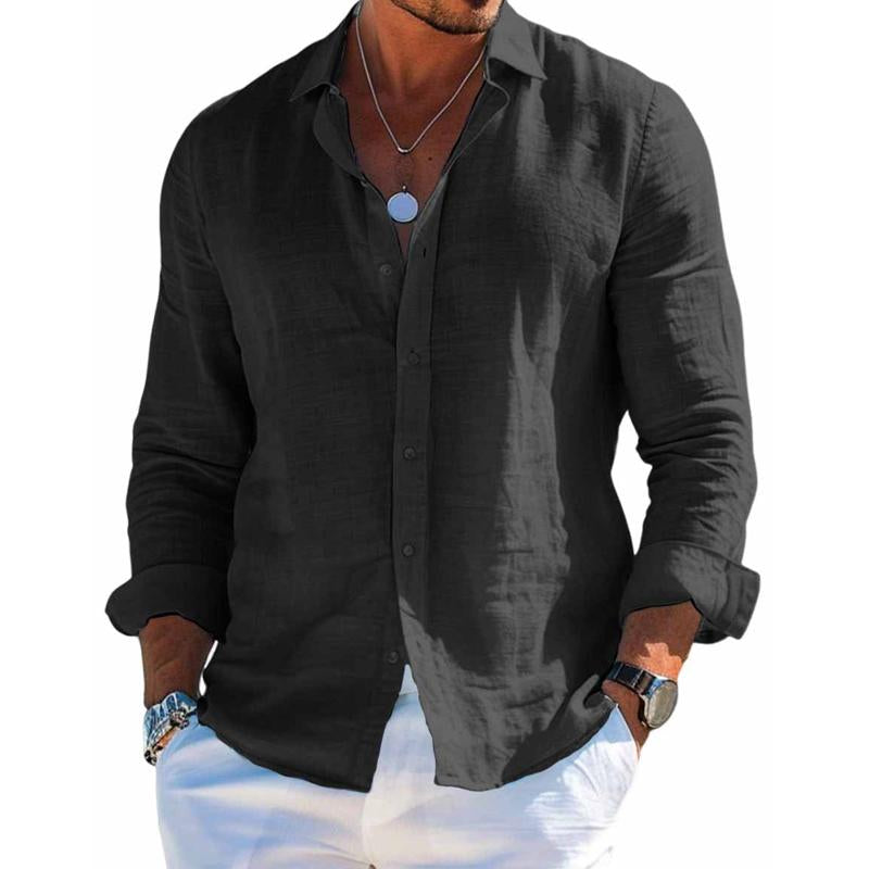Image of Arthur | Men's Long Sleeve Button-Down Shirt