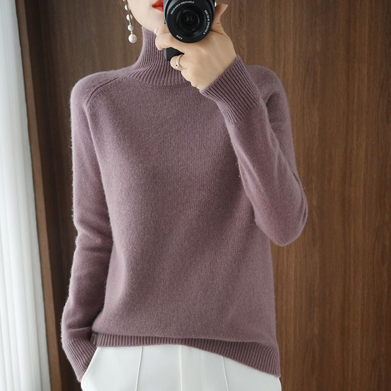 Image of Bailey | Women's Fitted Turtleneck Sweater