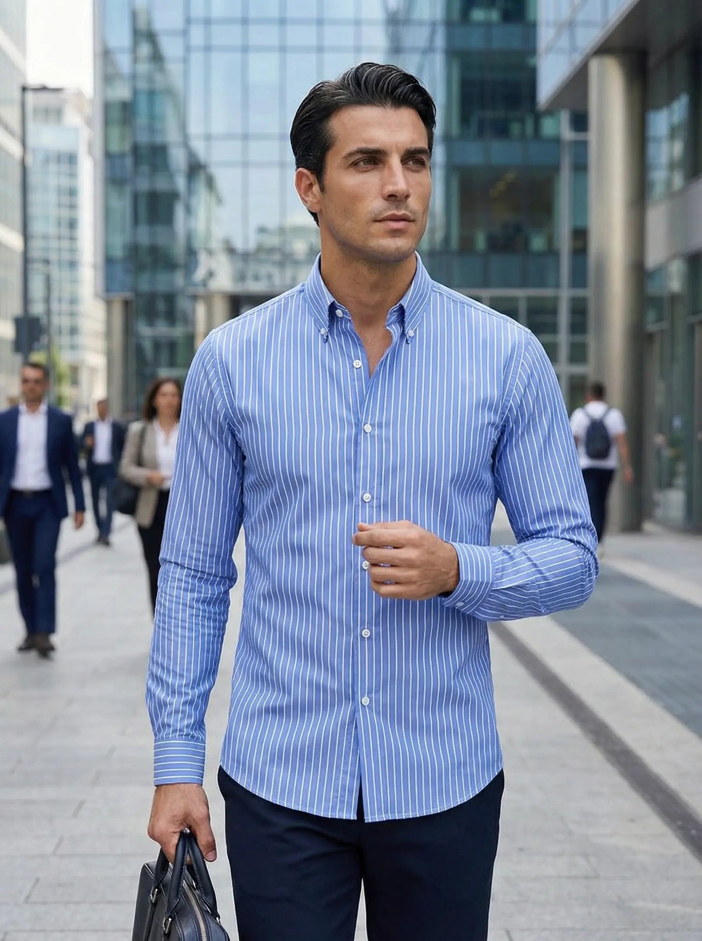 Image of Barney | Men's Button-Down Long Sleeve Shirt