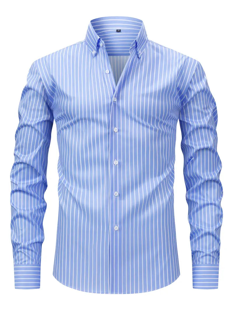 Image of Barney | Men's Button-Down Long Sleeve Shirt