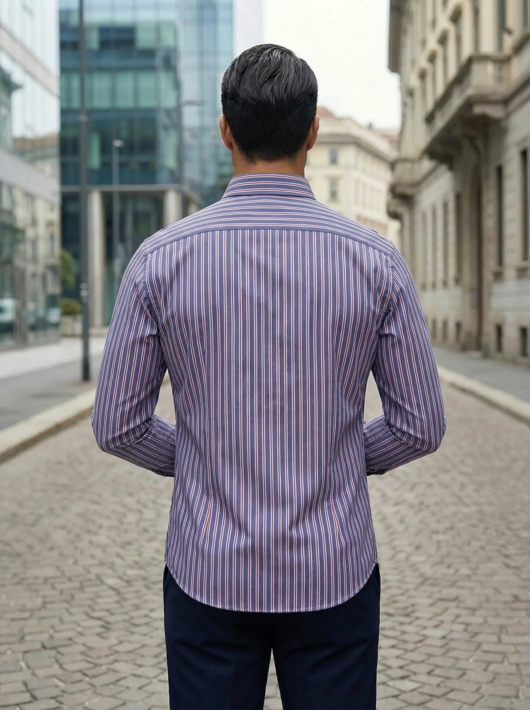 Image of Barney | Men's Button-Down Long Sleeve Shirt