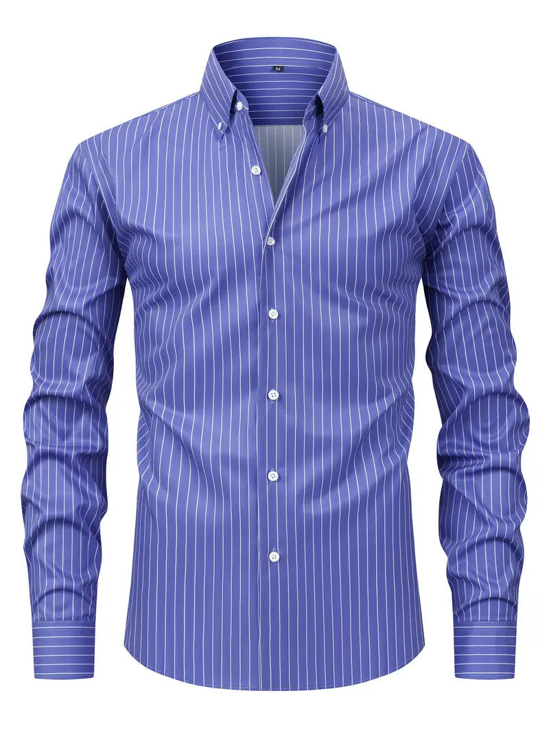 Image of Barney | Men's Button-Down Long Sleeve Shirt